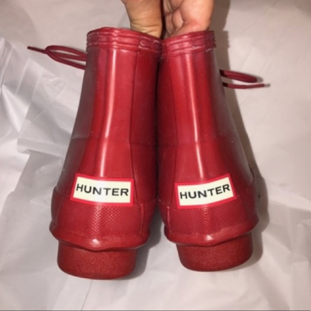 Red Hunter Boots